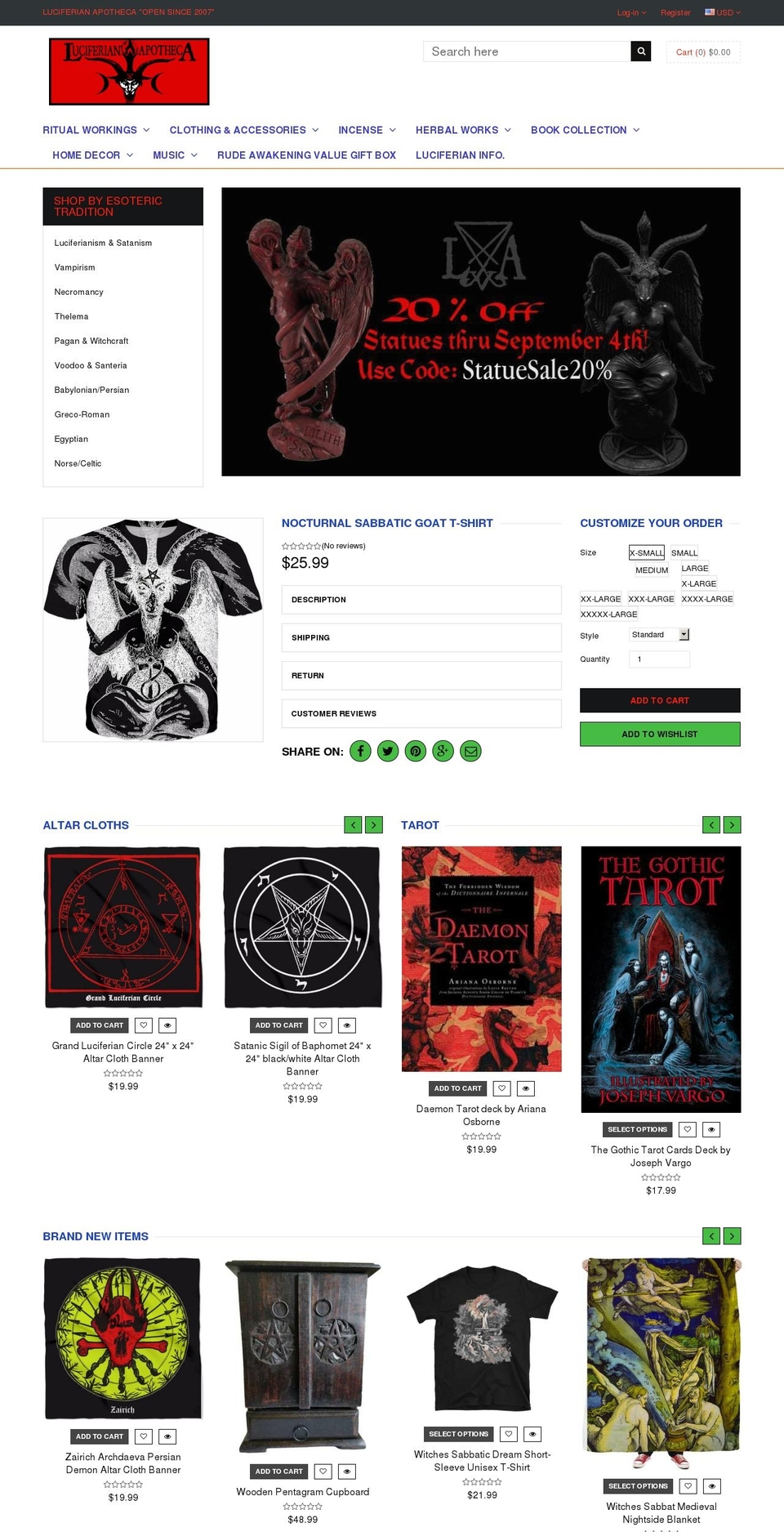 rt-queen1-v1-0-5 Shopify theme site example luciferianwitchcraft.com