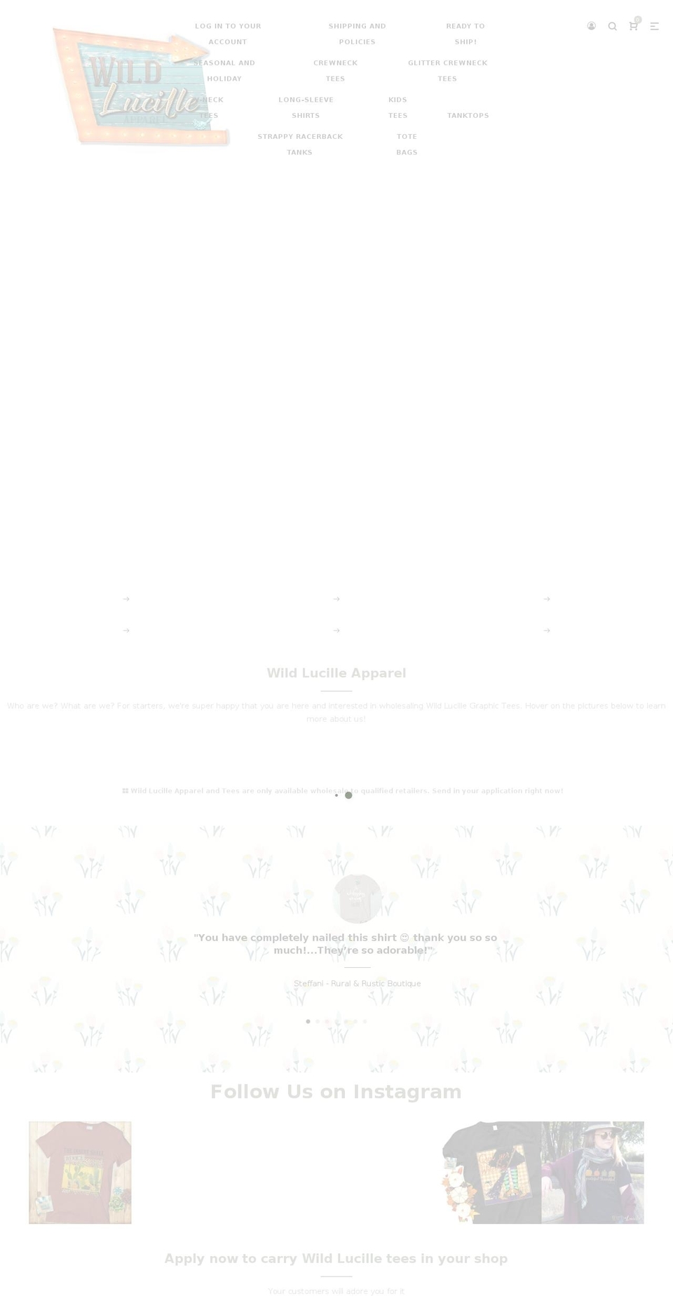 lucillebirdandco.com — Shopify storefront screenshot