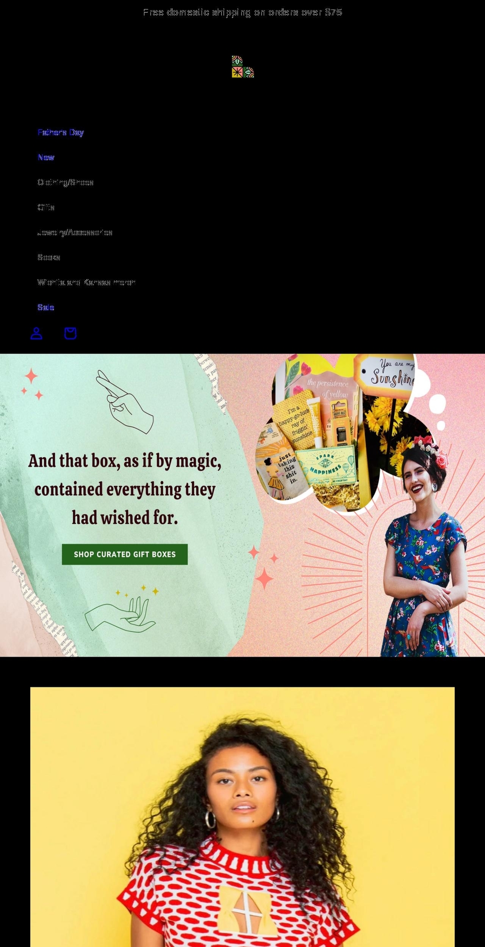 lucindas.net shopify website screenshot