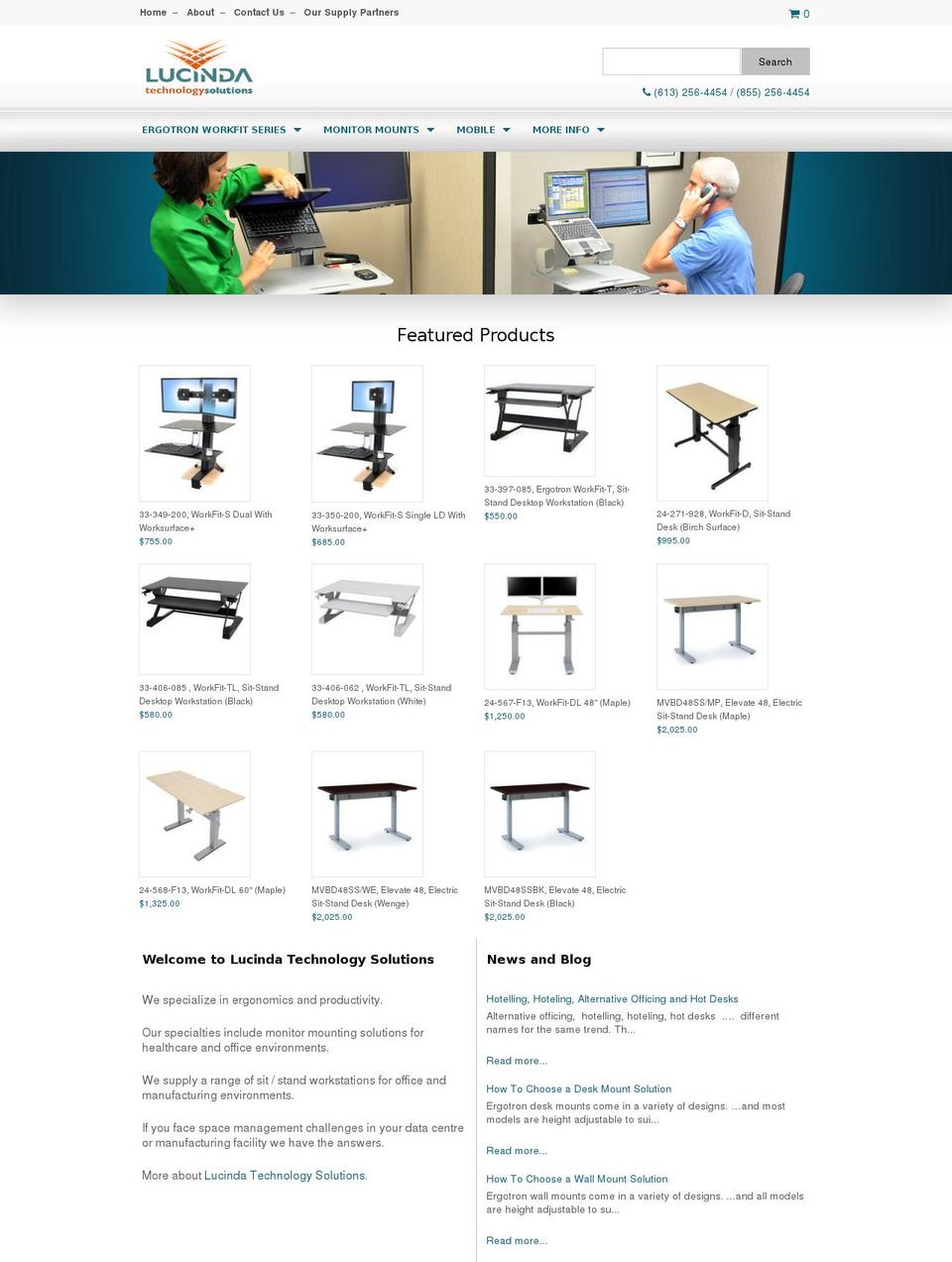 lucindatech.com shopify website screenshot