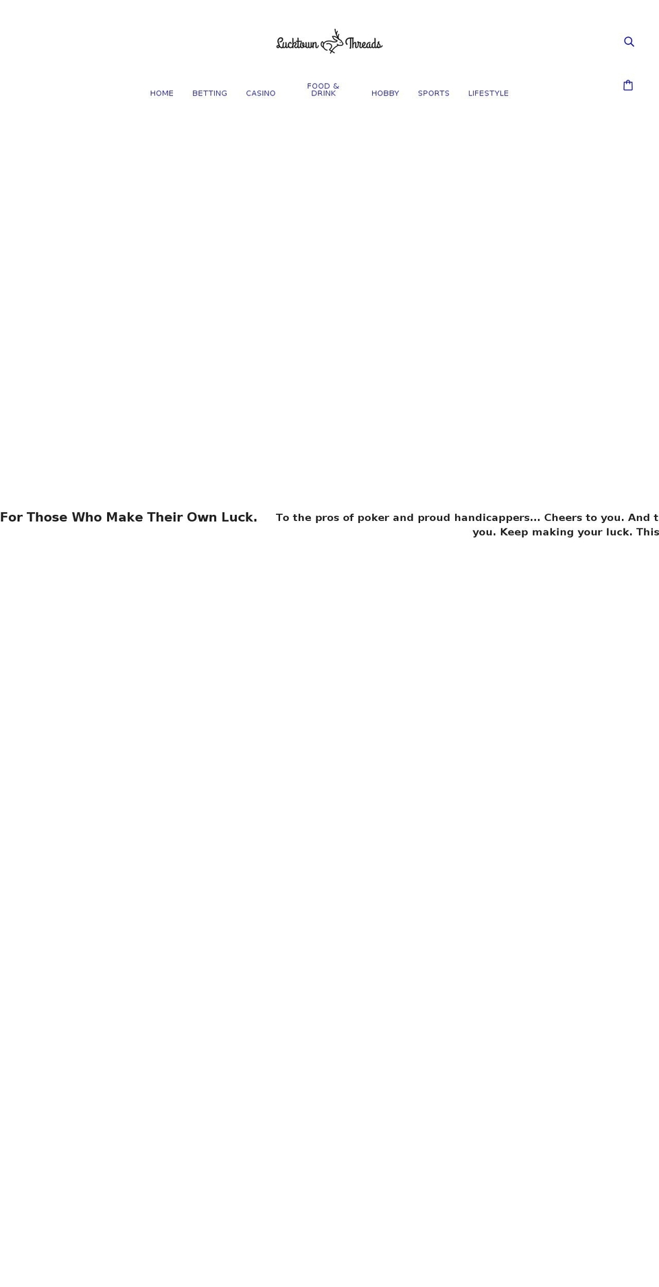 lucktownthreads.com shopify website screenshot