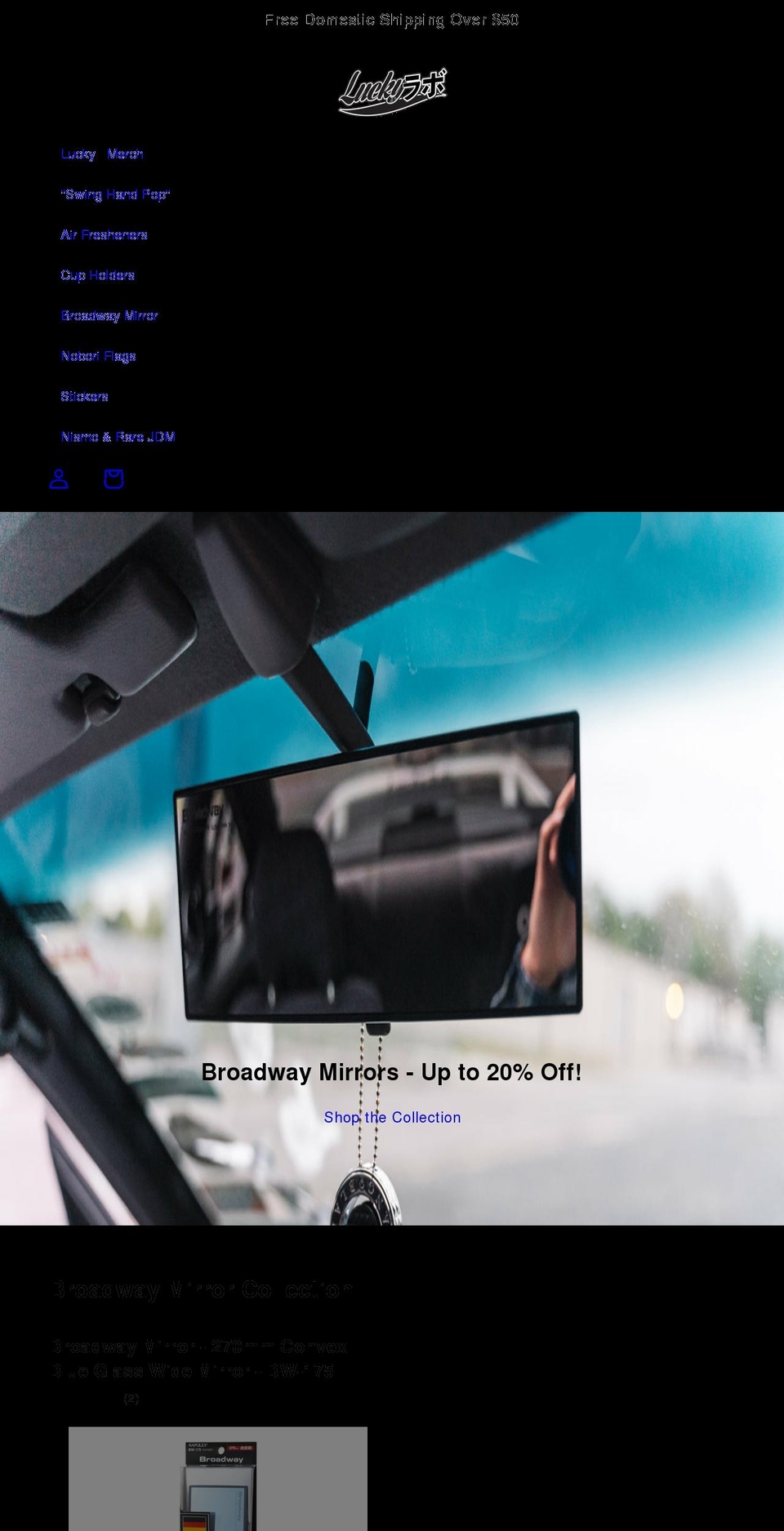lucky-labo.com shopify website screenshot