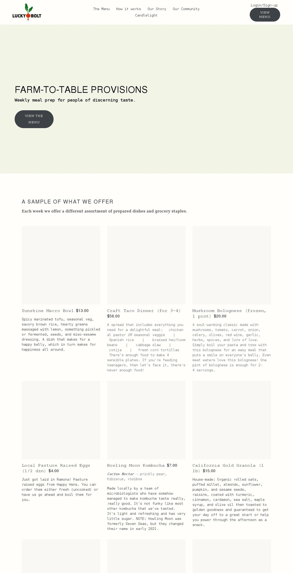 luckybolt.com shopify website screenshot