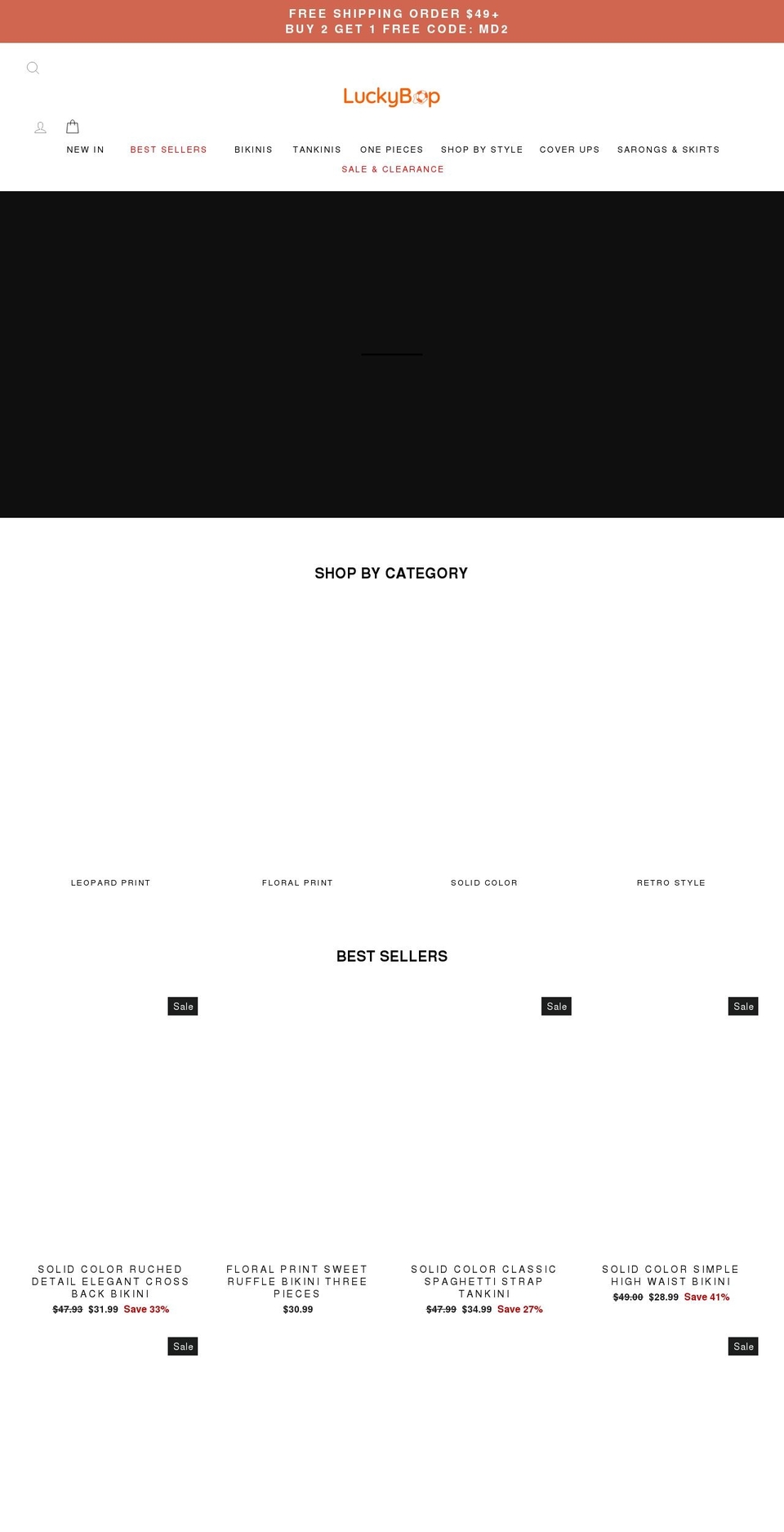 luckybop.com shopify website screenshot