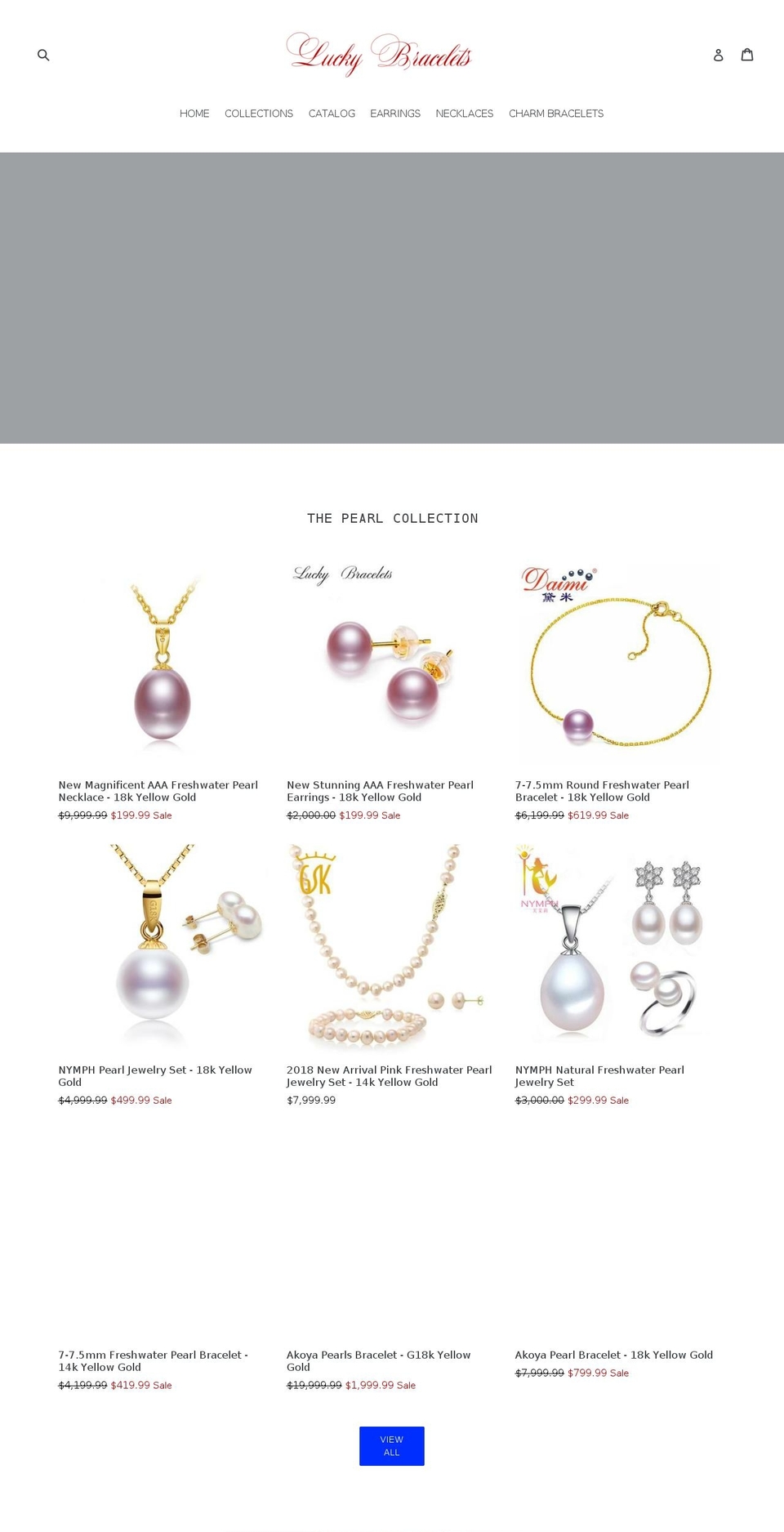 luckybracelets.com — Shopify storefront screenshot