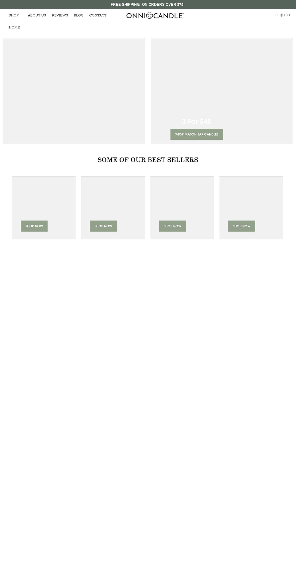 luckycandleco.com shopify website screenshot
