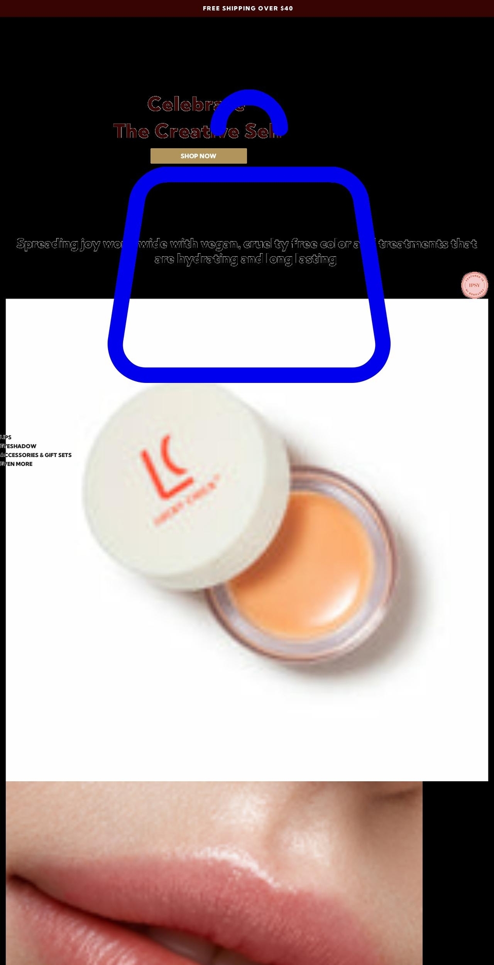 luckychick.com shopify website screenshot