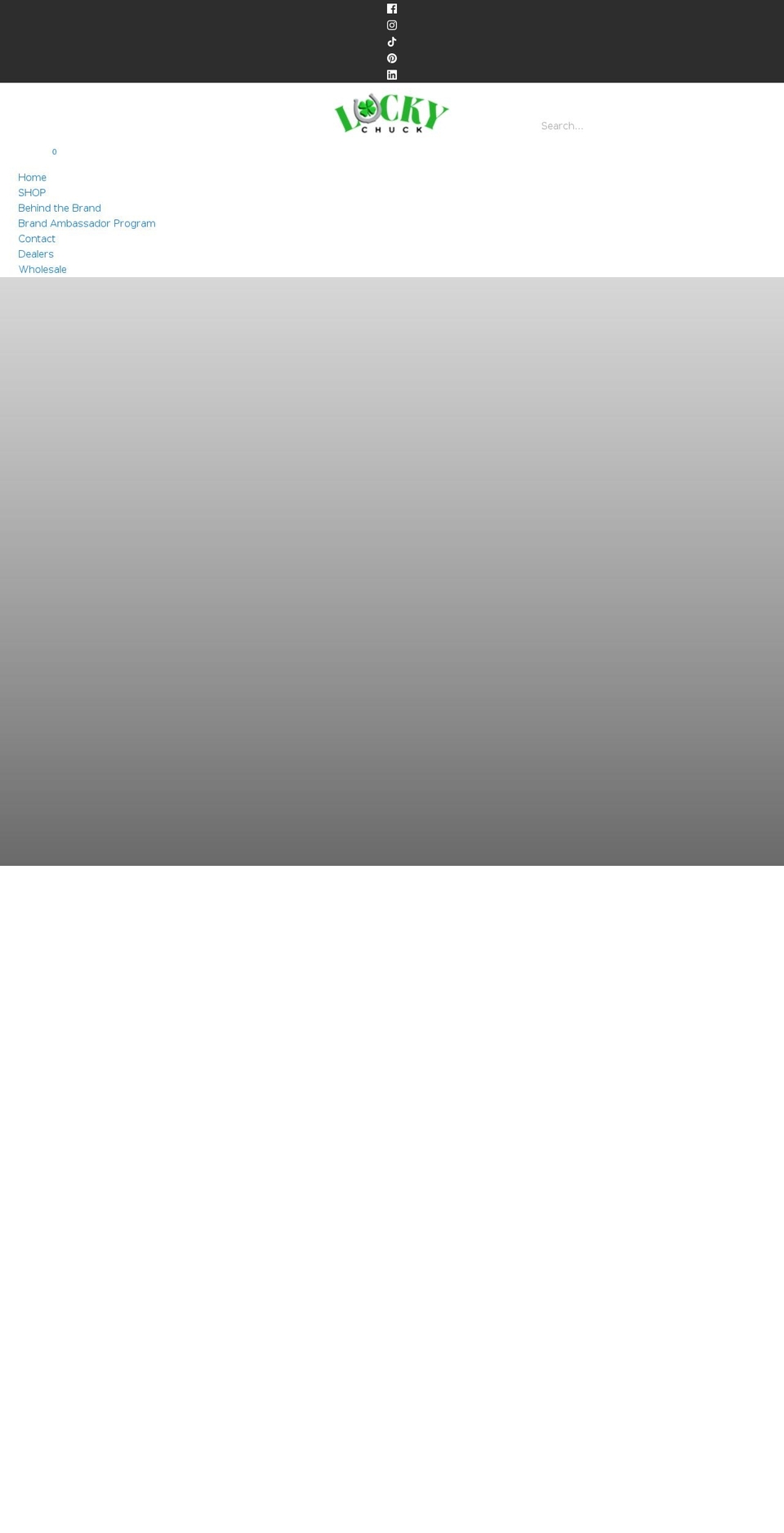 luckychuck.com shopify website screenshot