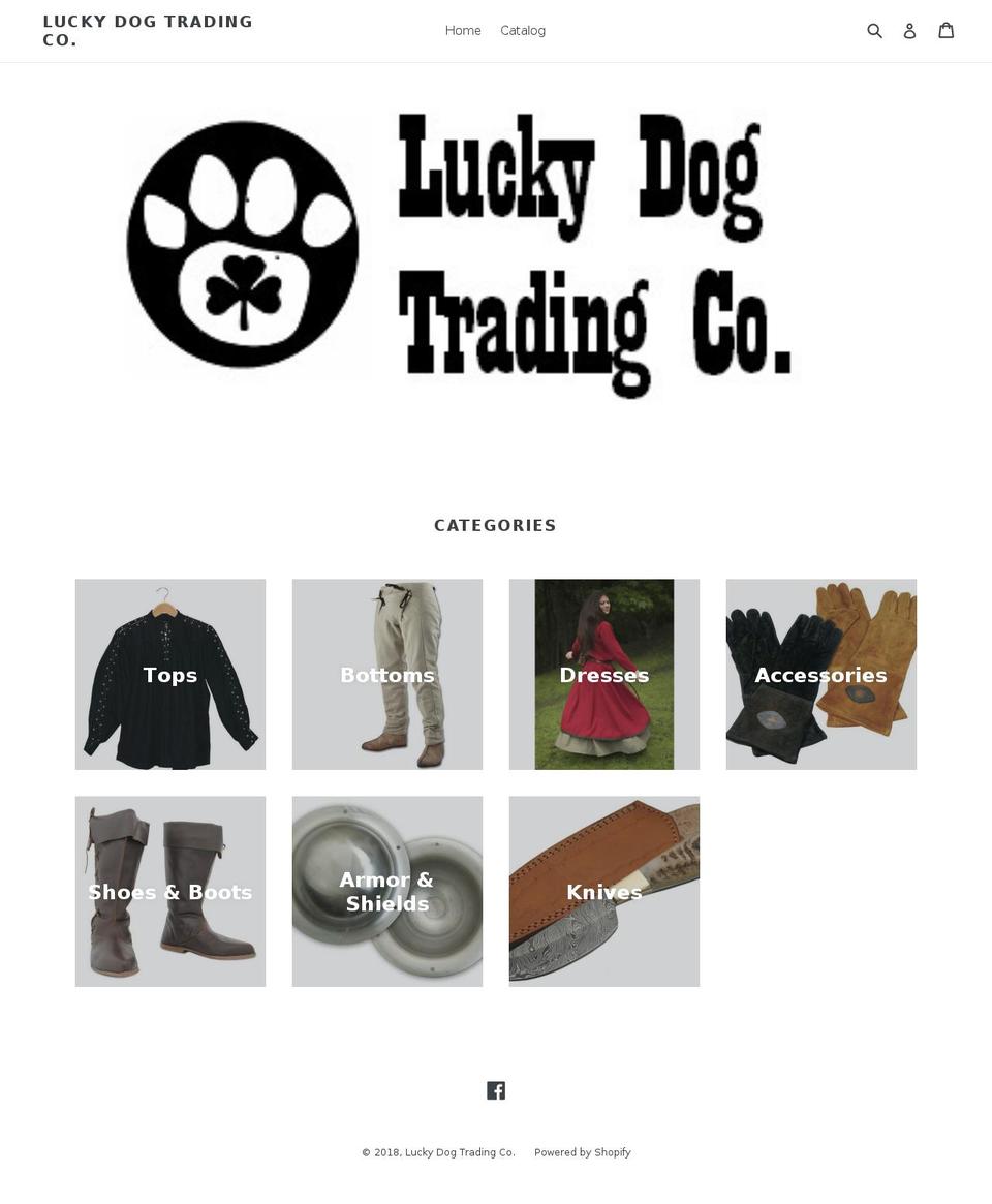 luckydogtc.com — Shopify storefront screenshot