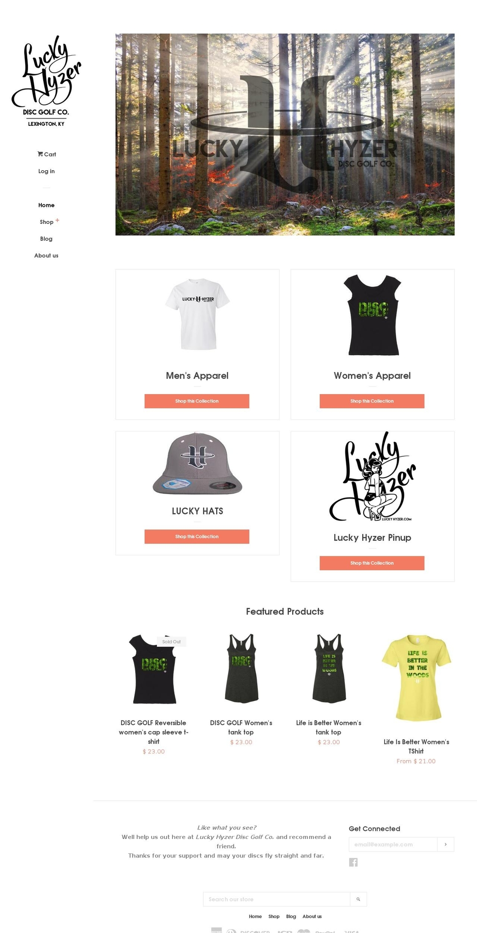luckyhyzer.com — Shopify storefront screenshot