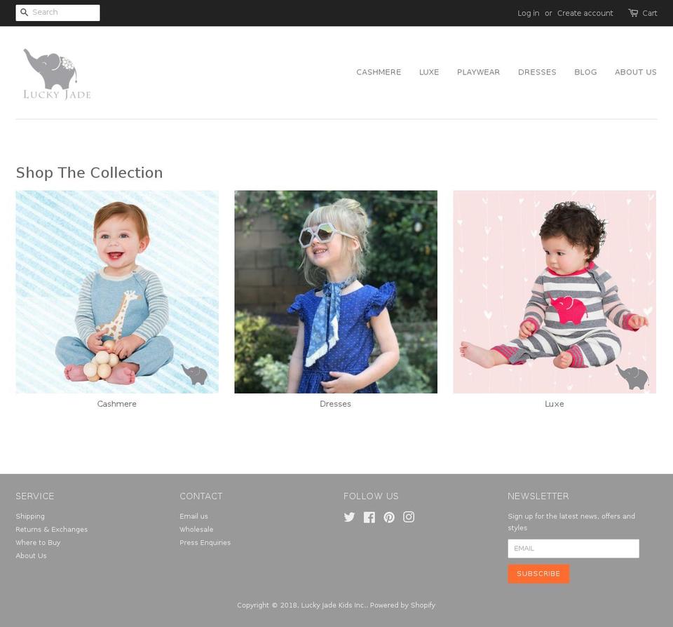 luckyjadeproducts.com — Shopify storefront screenshot