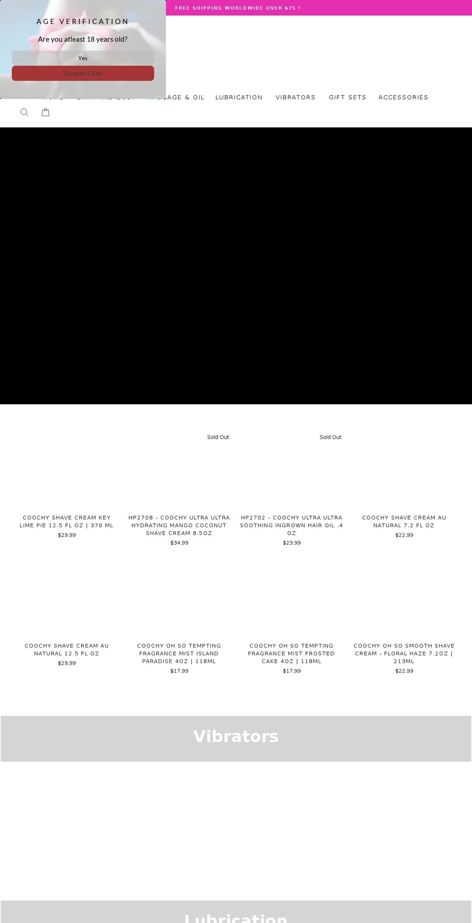 luckyladylounge.com shopify website screenshot