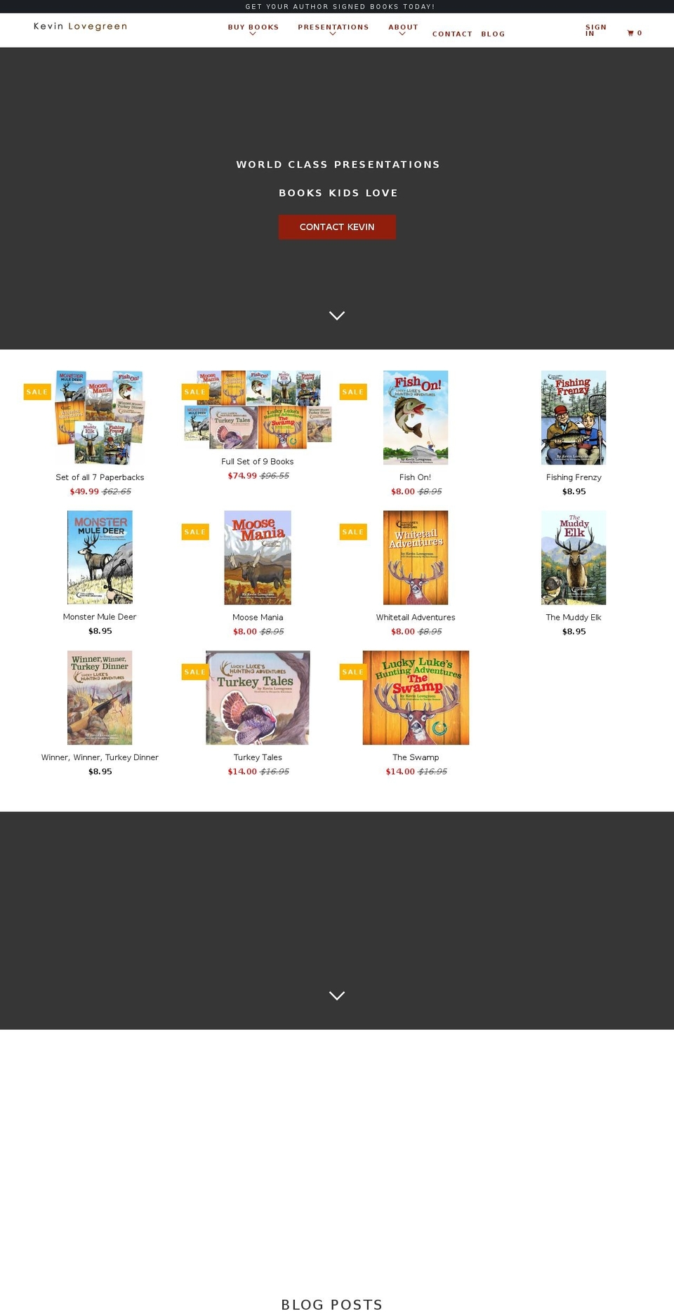 luckylukebooks.com — Shopify storefront screenshot