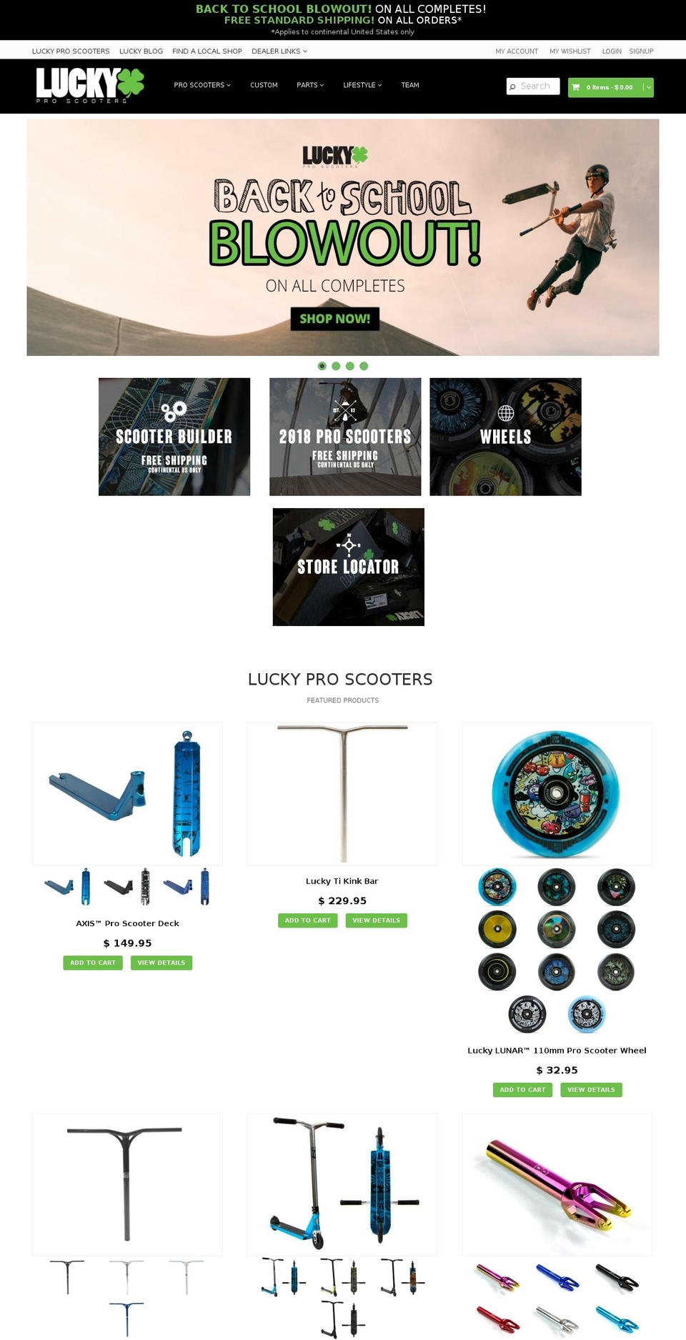 Lucky Scooters Live Theme 2-17-2017 Shopify theme site example luckyscoot.us