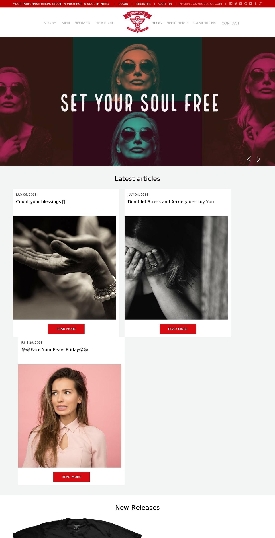 Copy of Focal (ITA, Pixel Edits) Shopify theme site example luckysoulusa.com