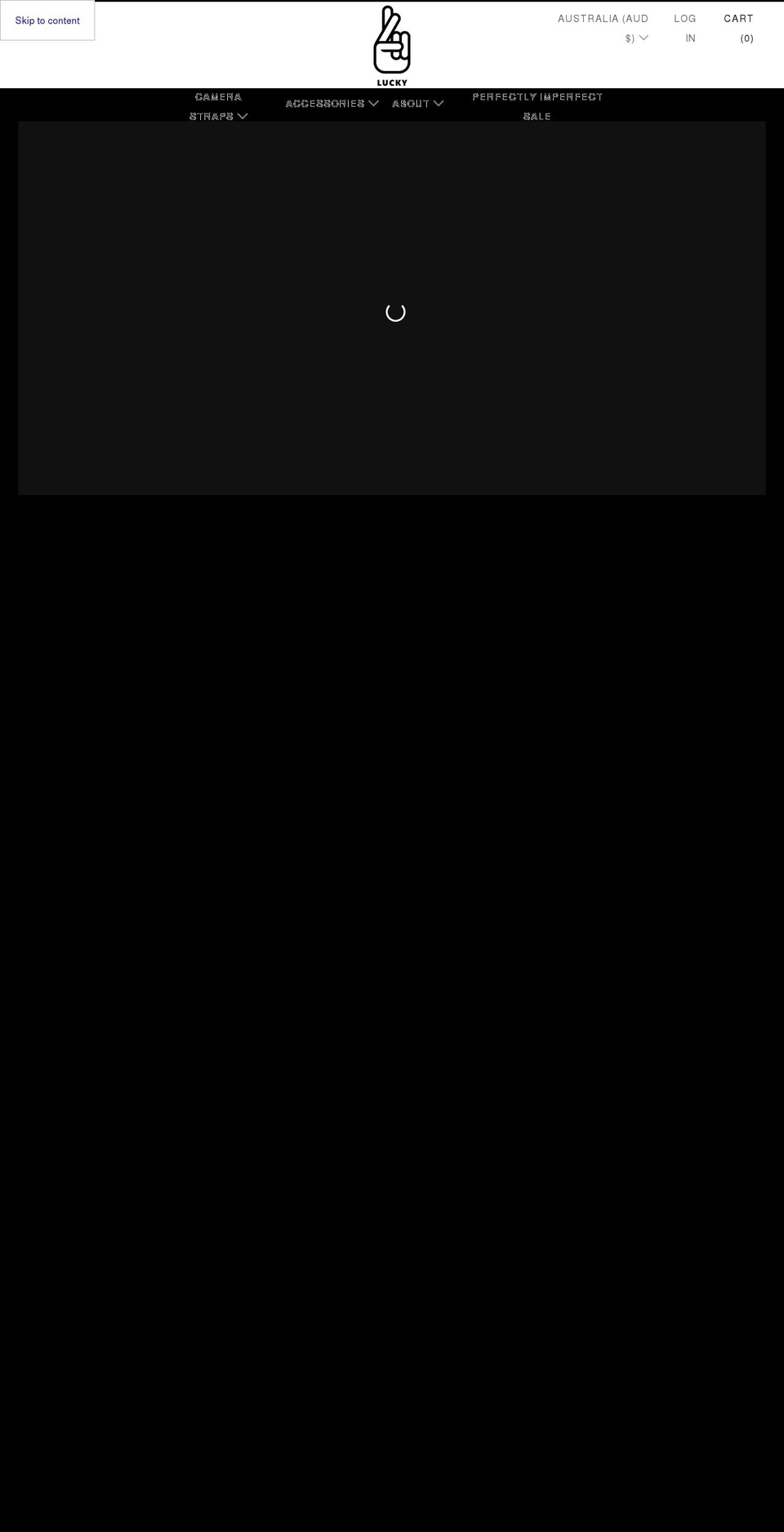 luckystraps.com shopify website screenshot