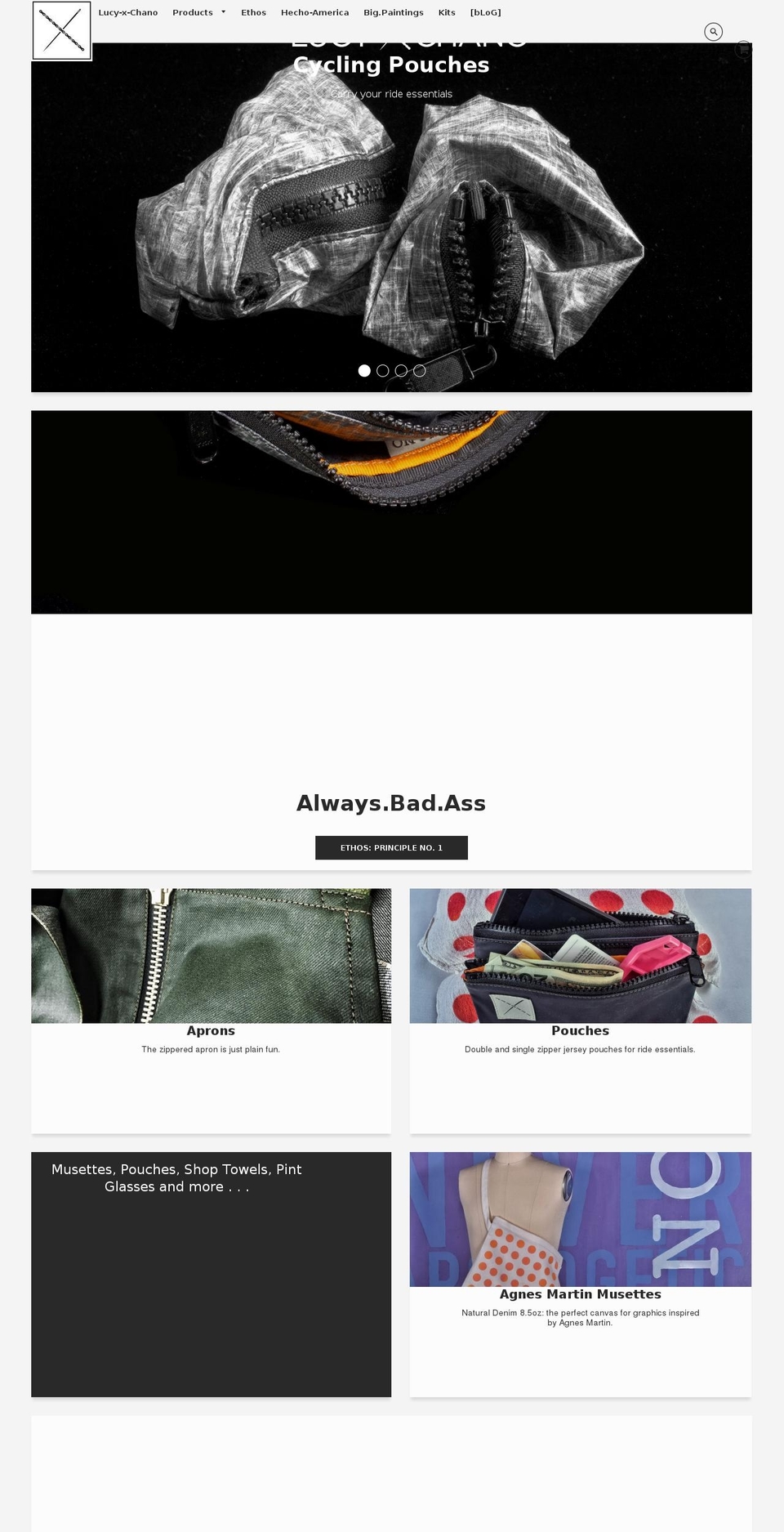 lucy-x-chano.com shopify website screenshot