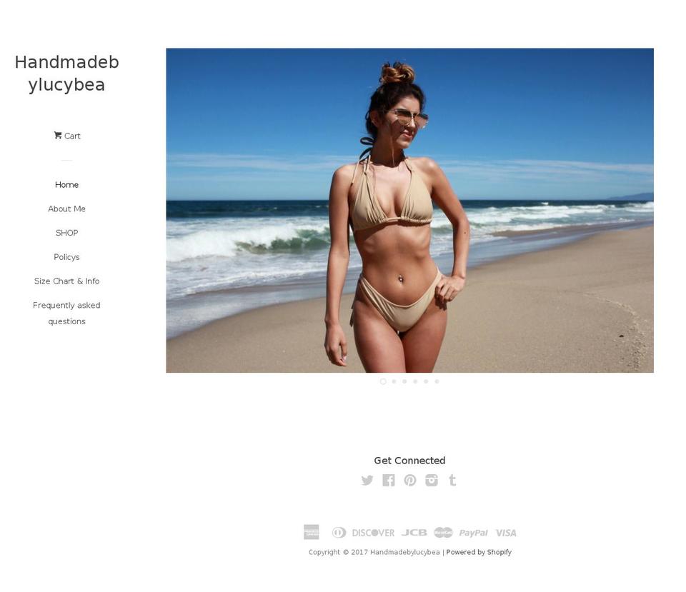lucybea.com shopify website screenshot