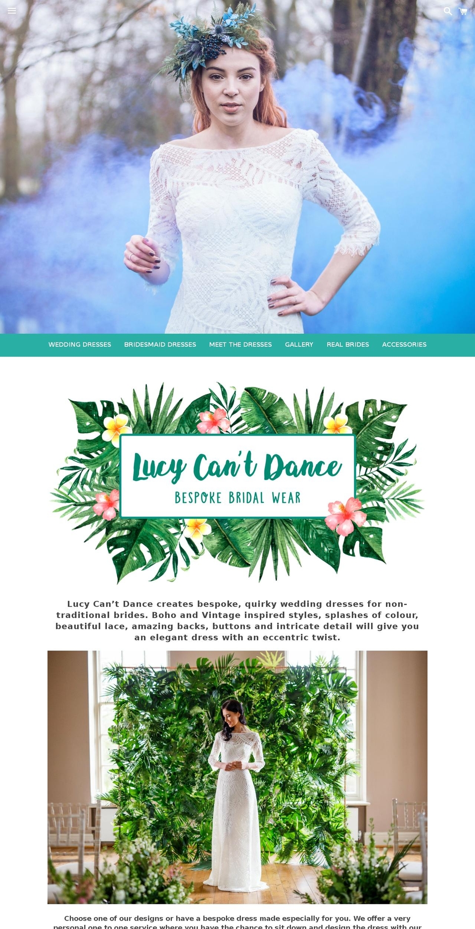 lucycantdance.com shopify website screenshot