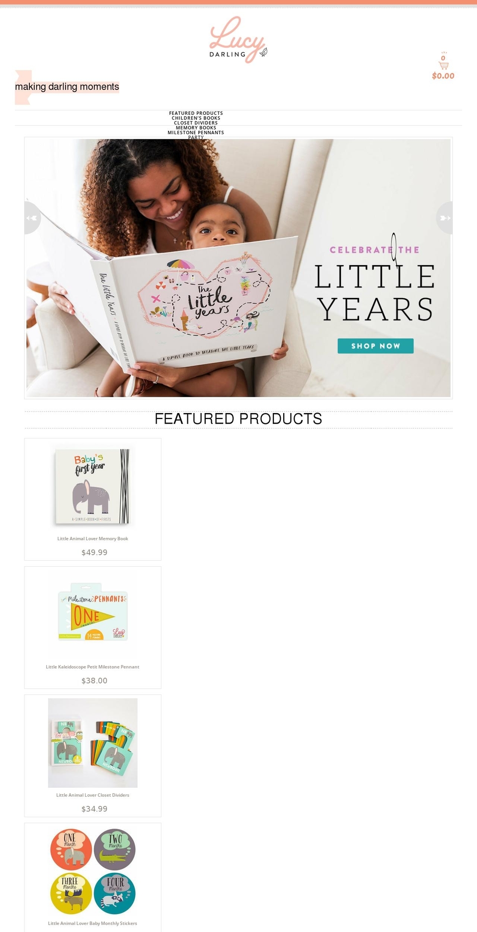 lucydarling.com.au shopify website screenshot
