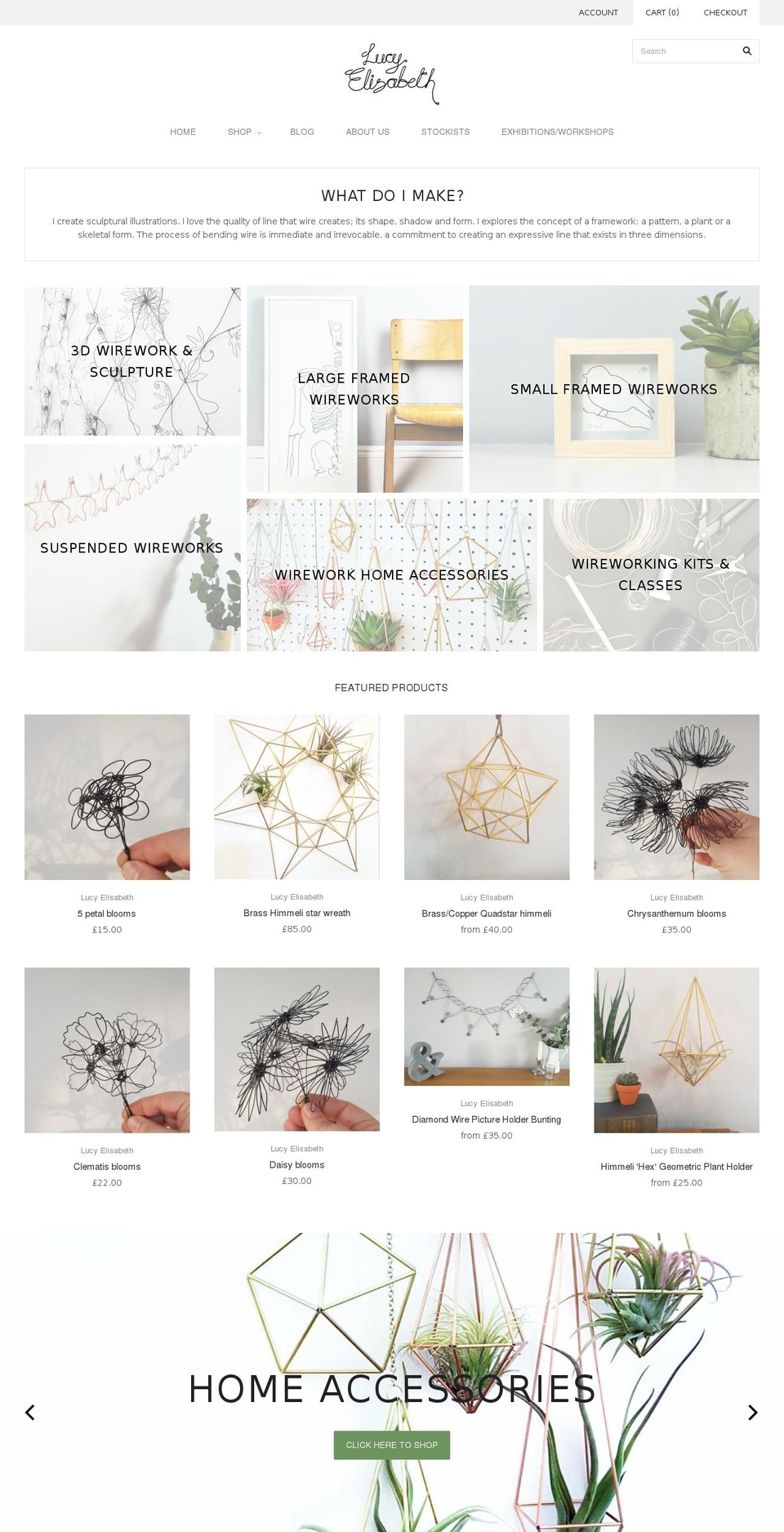 lucyelisabeth.com — Shopify storefront screenshot