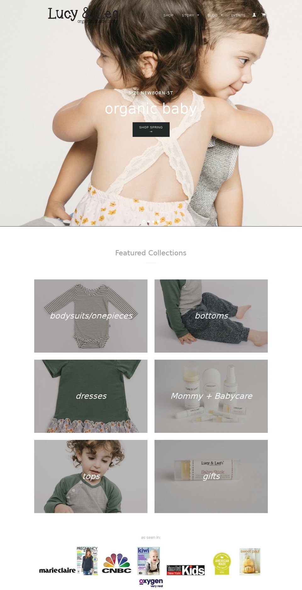lucykids.com shopify website screenshot