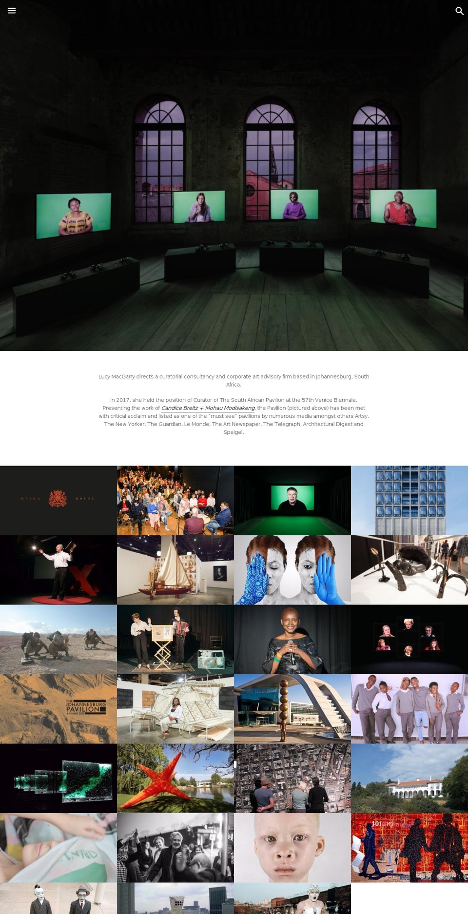 lucymacgarry.com — Shopify storefront screenshot