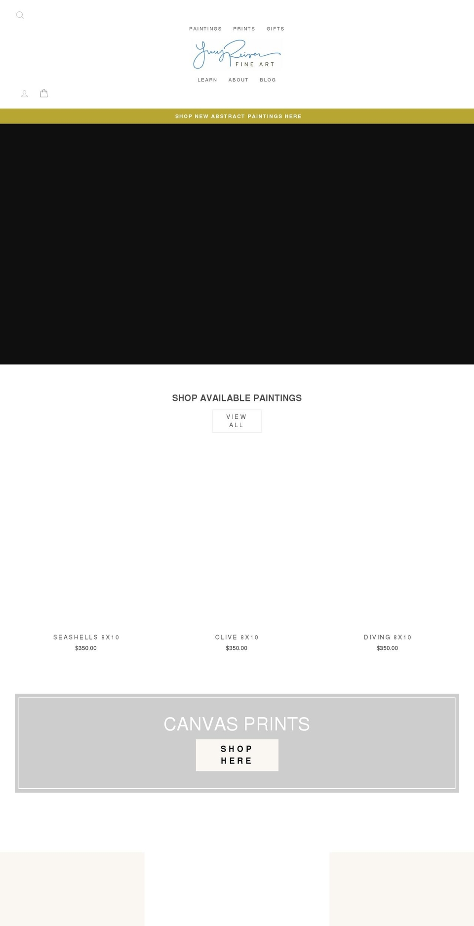 lucyreiser.com shopify website screenshot