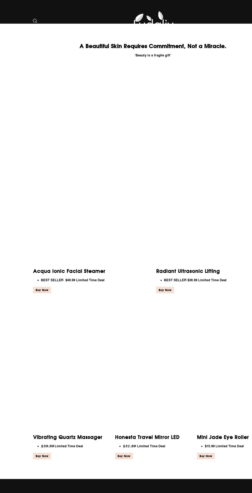ludaliv.com shopify website screenshot