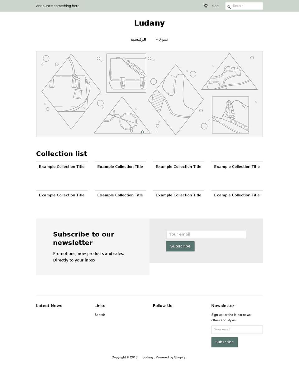 ludany.com — Shopify storefront screenshot
