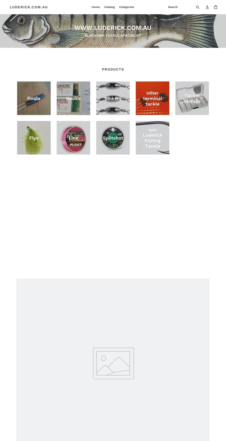 luderick.com.au shopify website screenshot
