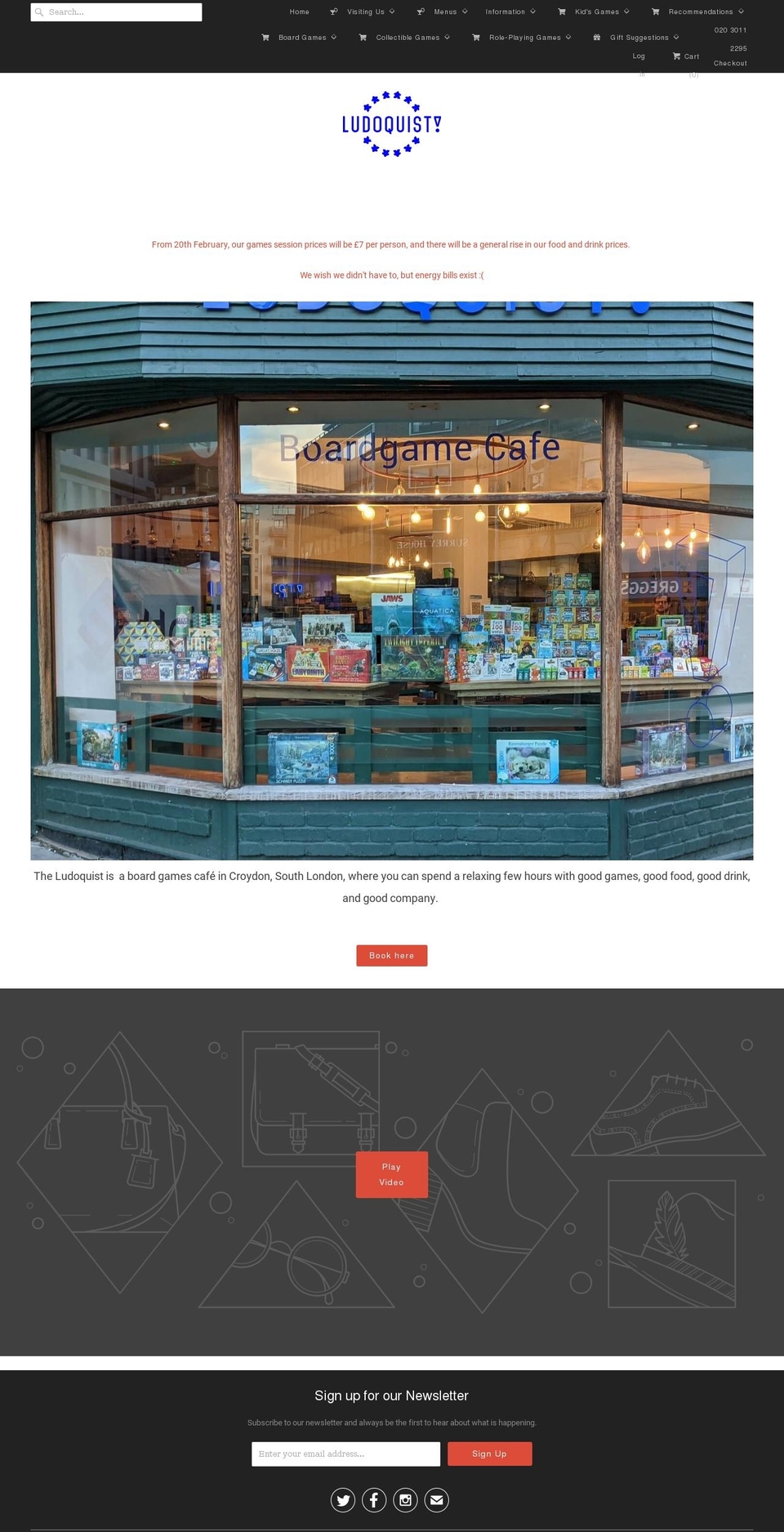 ludoquist.com — Shopify storefront screenshot
