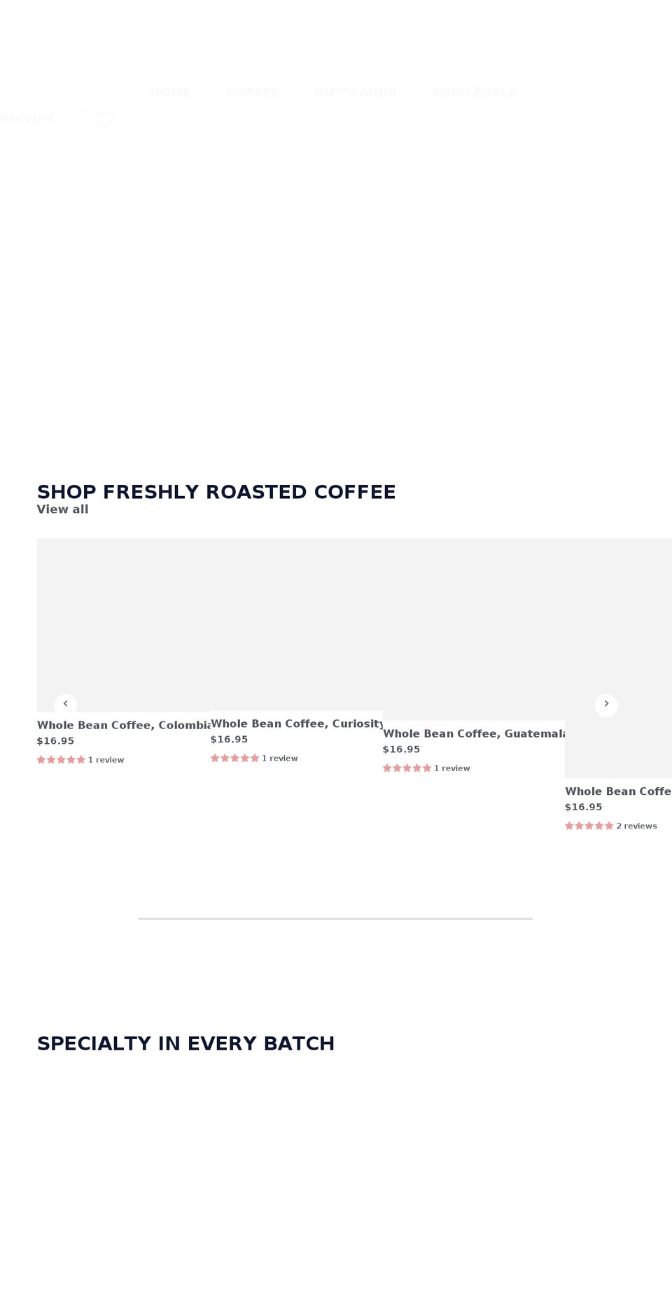 ludwigcoffee.com shopify website screenshot