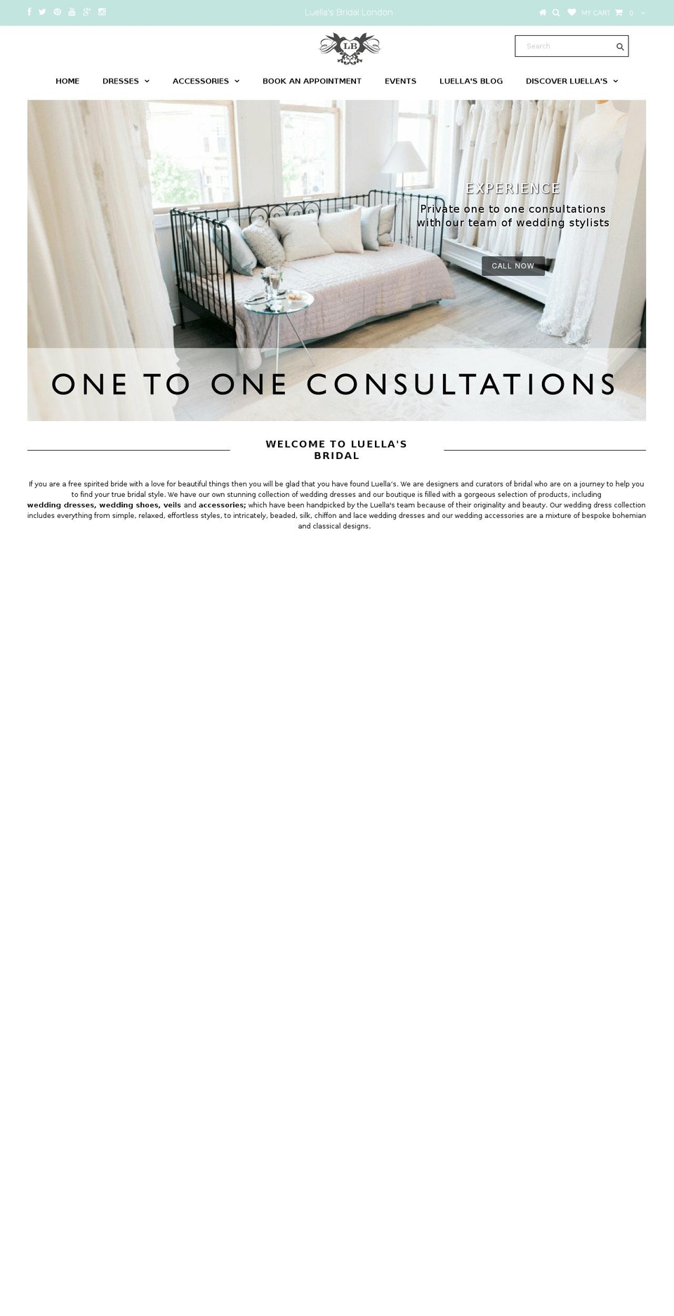 luellasboudoir.com — Shopify storefront screenshot