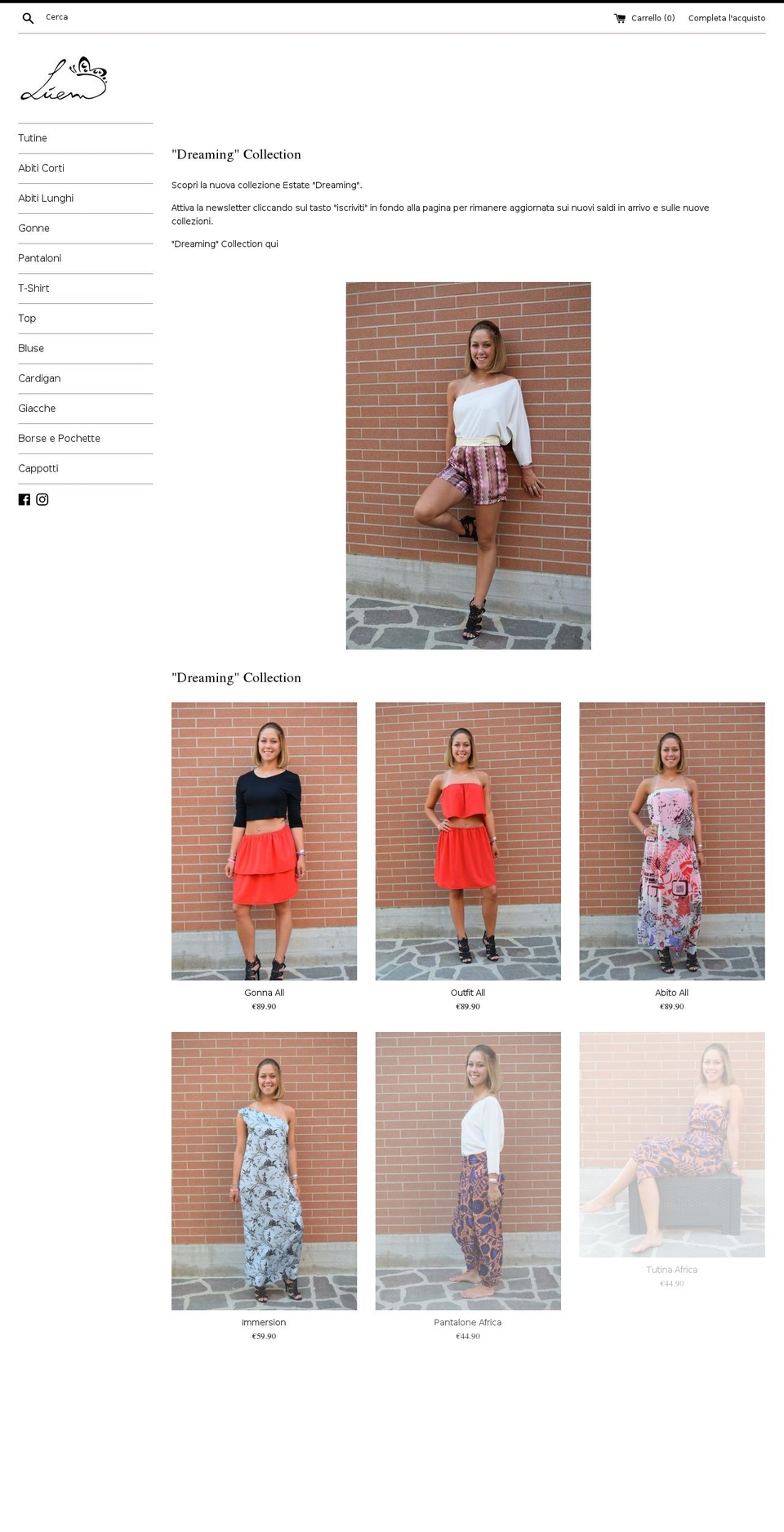 luemshop.com — Shopify storefront screenshot