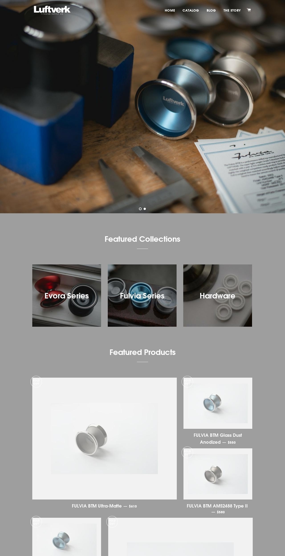 luftverk.com shopify website screenshot
