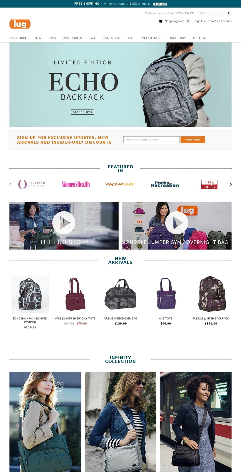 luglife.ca shopify website screenshot