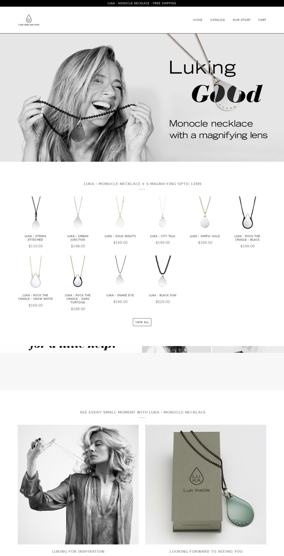 lukatyourself.com shopify website screenshot