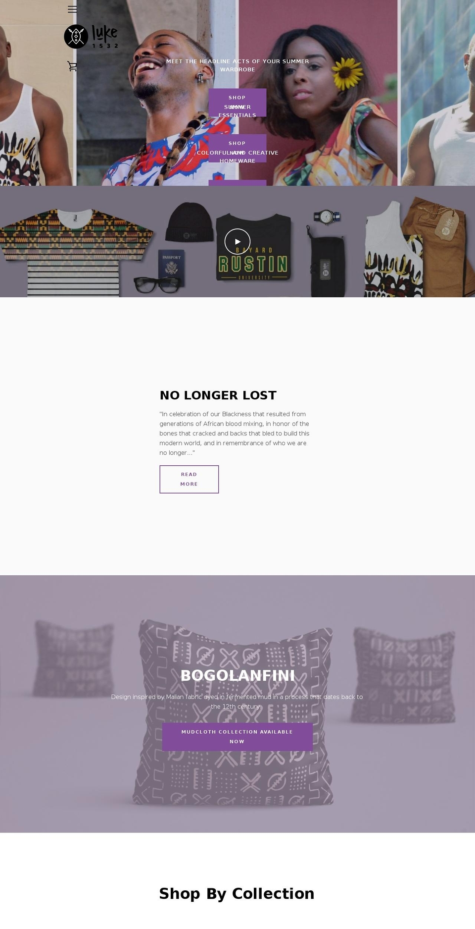 luke1532.com — Shopify storefront screenshot