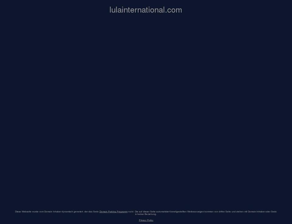 lulainternational.com — Shopify storefront screenshot