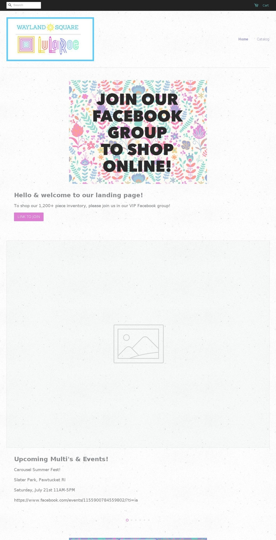 lularoewaylandsquare.com — Shopify storefront screenshot