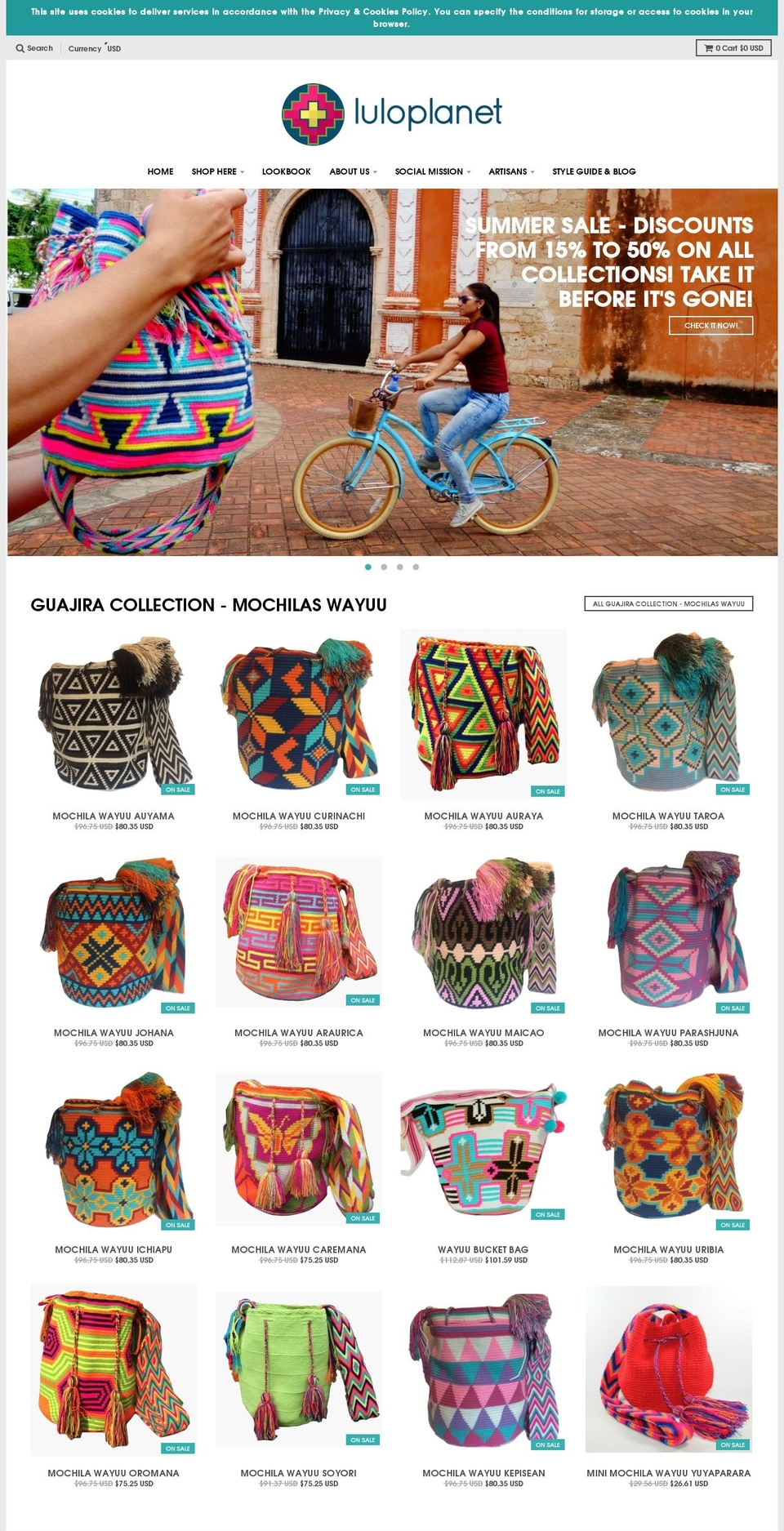 luloplanet.com — Shopify storefront screenshot