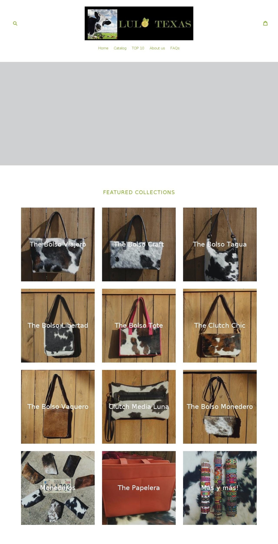 lulotexas.com shopify website screenshot