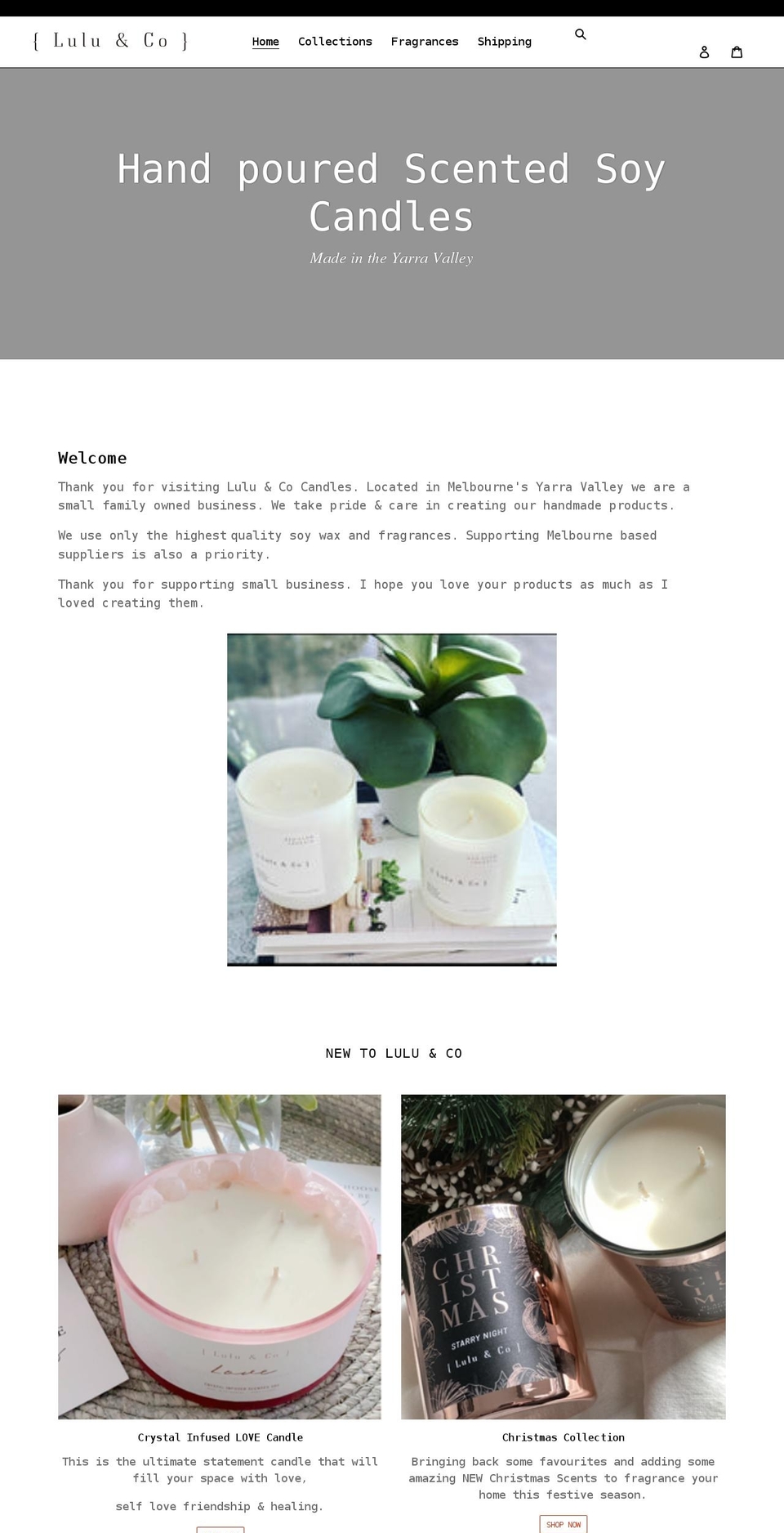 luluandco.com.au shopify website screenshot