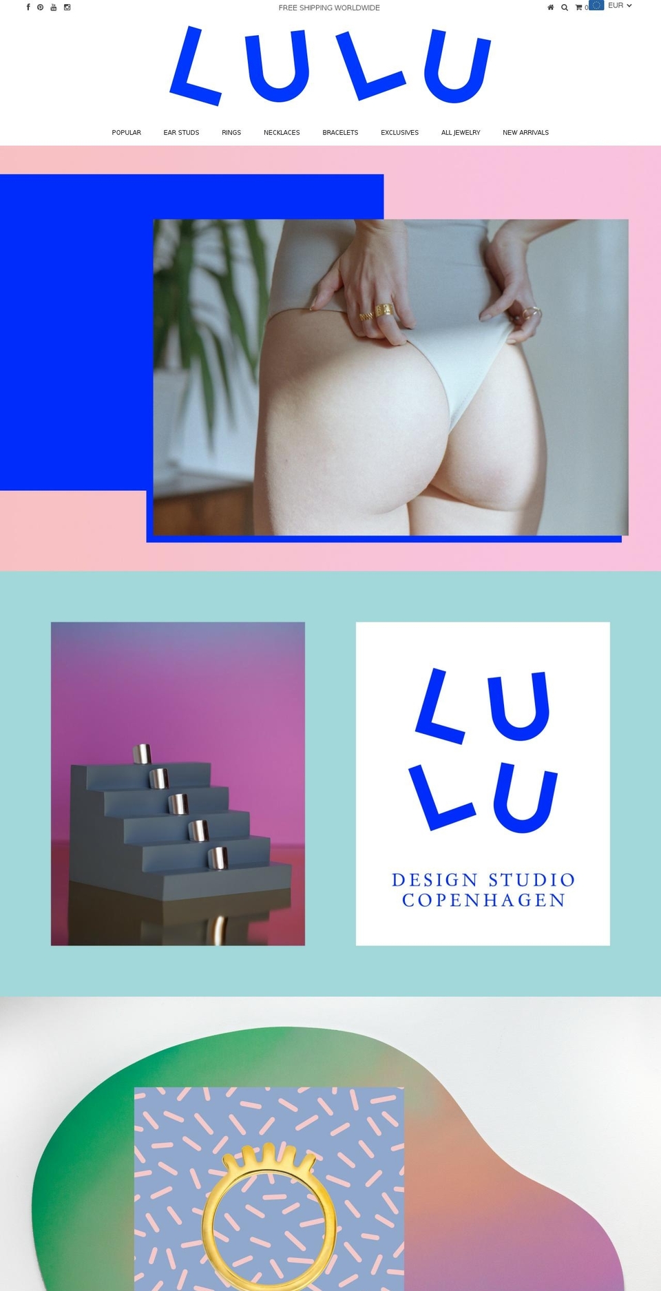 lulucopenhagen.com shopify website screenshot