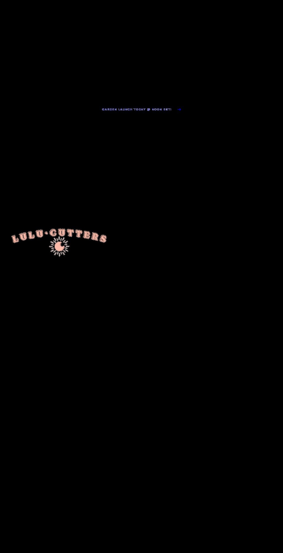 lulucutters.com shopify website screenshot