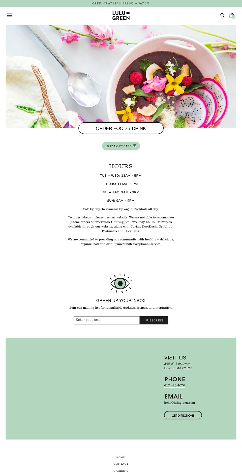 Mother's Day Shopify theme site example lulugreen.com