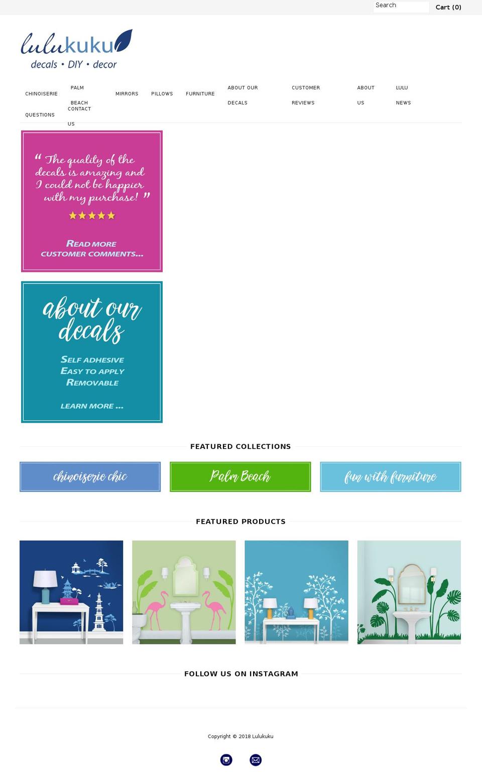 lulukuku.com shopify website screenshot