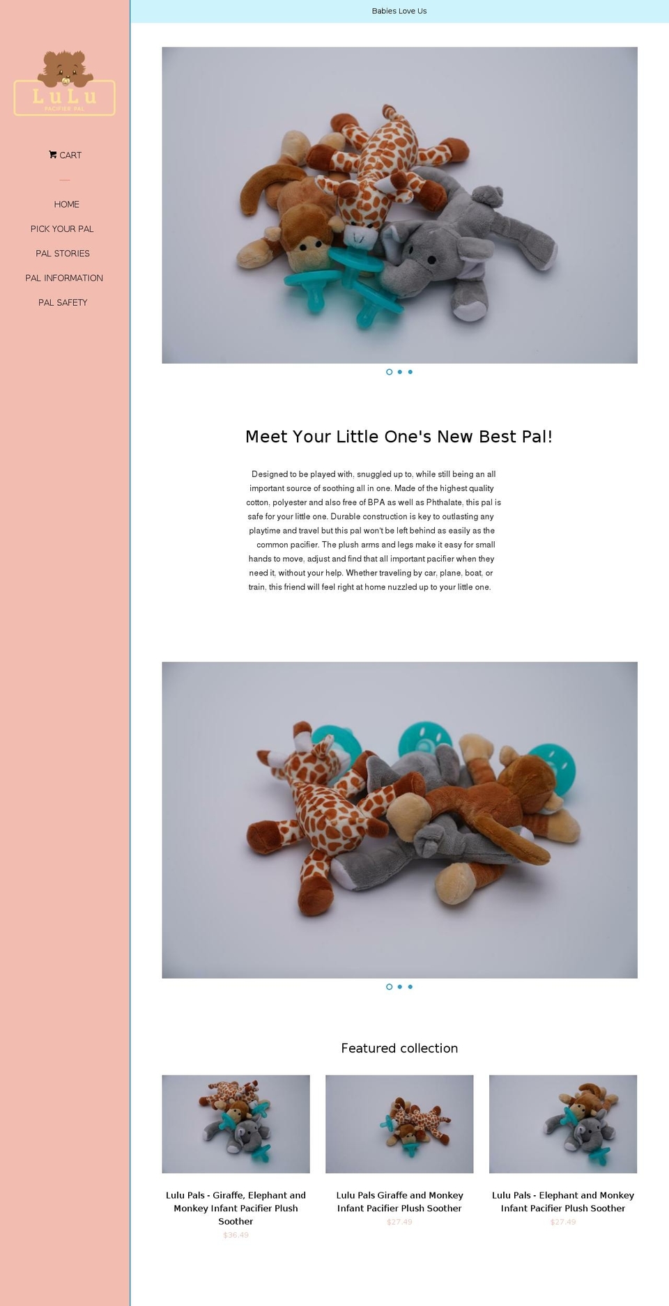 lulupal.com — Shopify storefront screenshot