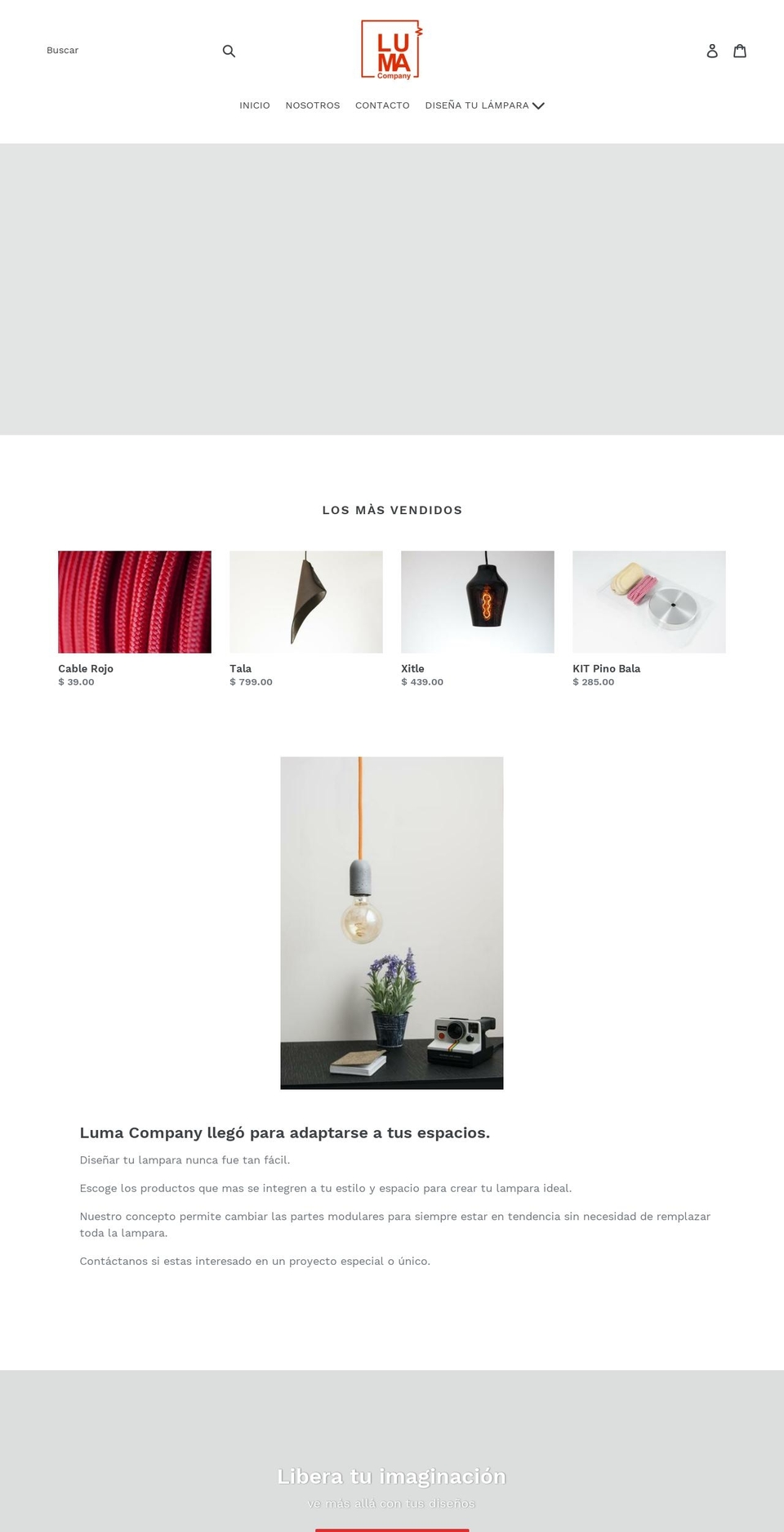 lumacompany.com — Shopify storefront screenshot